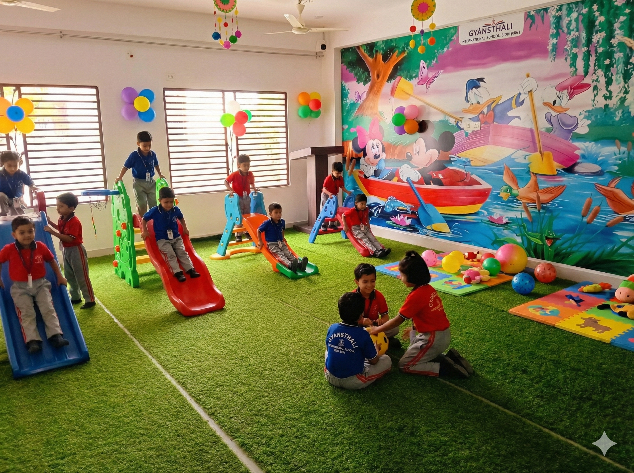 Gyansthali International School campus Sidhi Madhya Pradesh